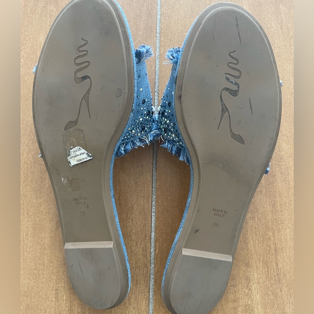 Rene Caovilla Slides, Sz 9 - Picture 6 of 8